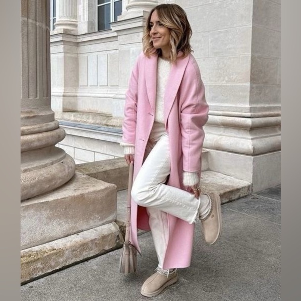 H&M Pink Long Coat